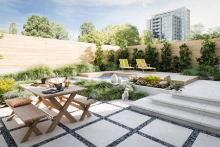 modernen Gartenausstattung